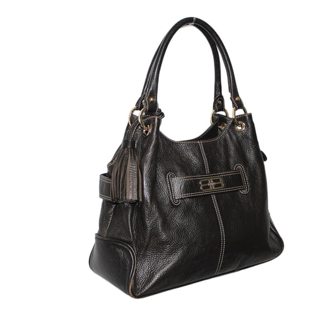 Early2000s BALENCIAGA 발렌시아가 더블 로고 레더 토트백