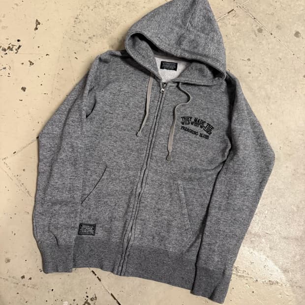 Back sull printing hood zip-up