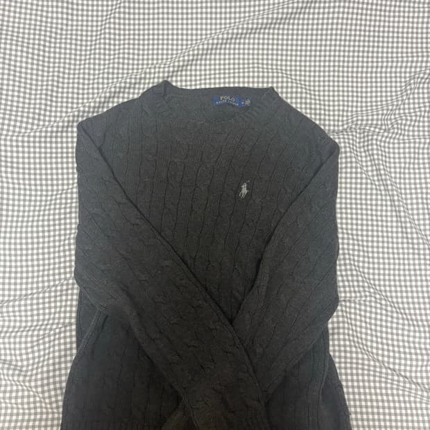 폴로랄프로렌 꽈배기니트 m