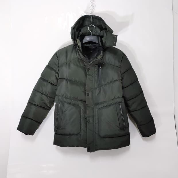 파라고나 유광 후드 패딩점퍼