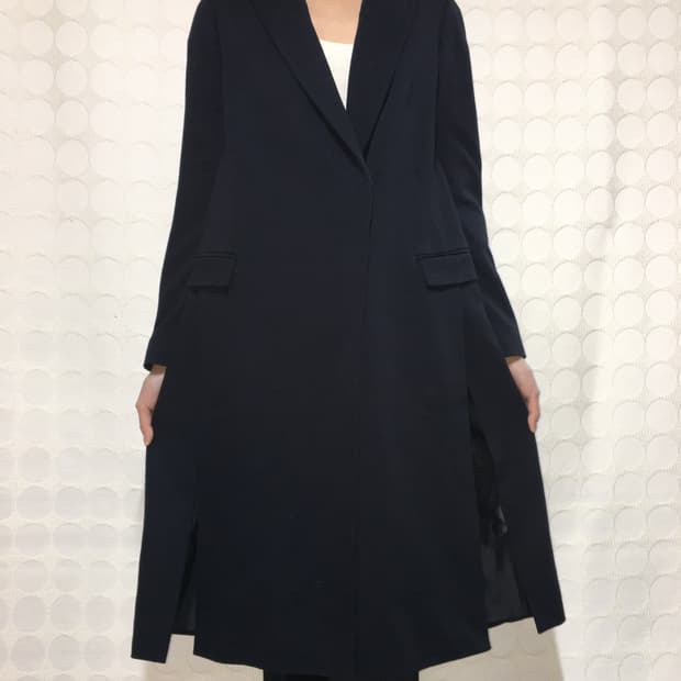 All Saints사이드 슬릿 테일러드 롱 자켓