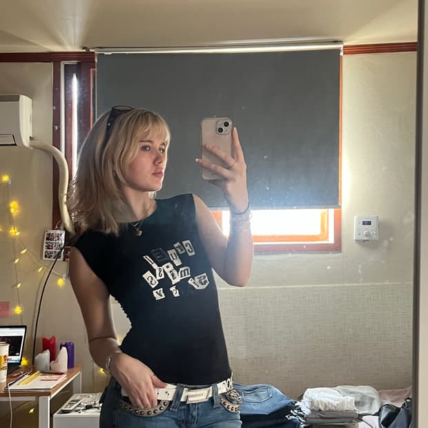 미스식스티 빈티지 슬리브리스 탑 (20일까지 구매가능함)