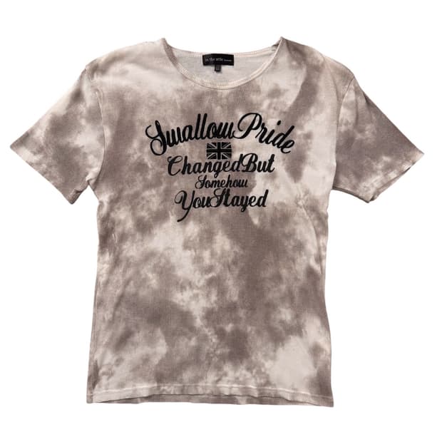 in the attic ribbed tie dye tee 