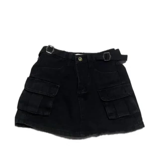 오디너리 홀리데이 미니 카고 스커트 