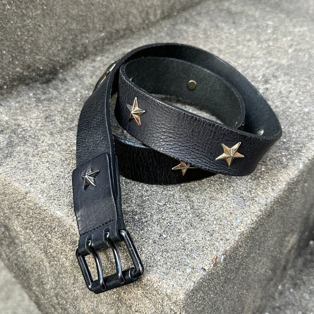 Vintage star stud point belt