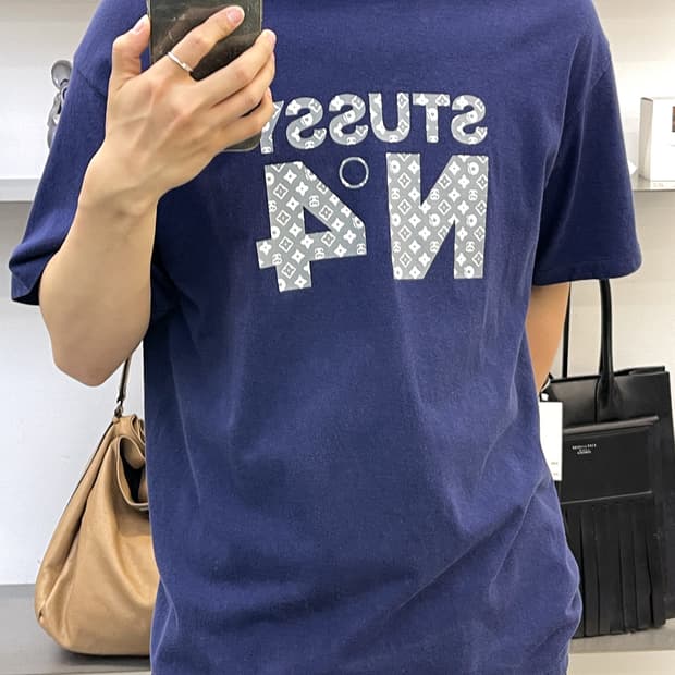 스투시 2000s LV 모노그램 N4 티셔츠