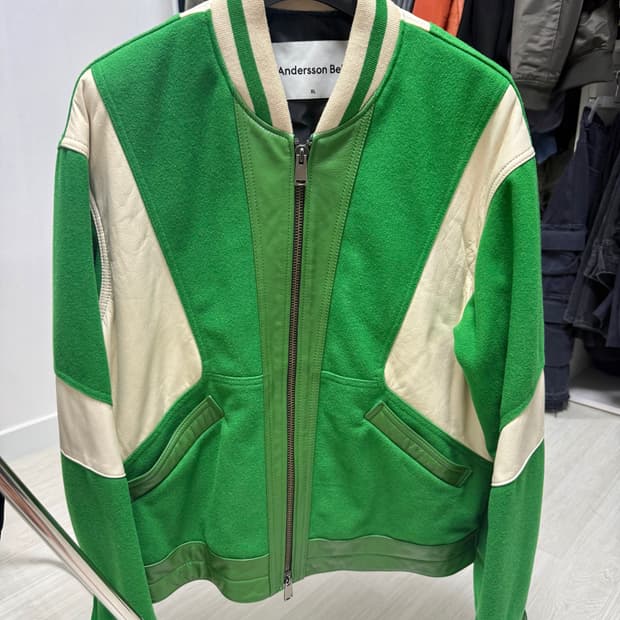 앤더슨벨 레더 모터사이클 패디드 자켓 XL