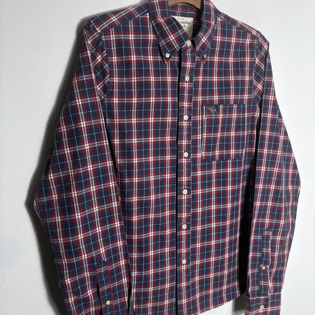 아베크롬비 체크 셔츠