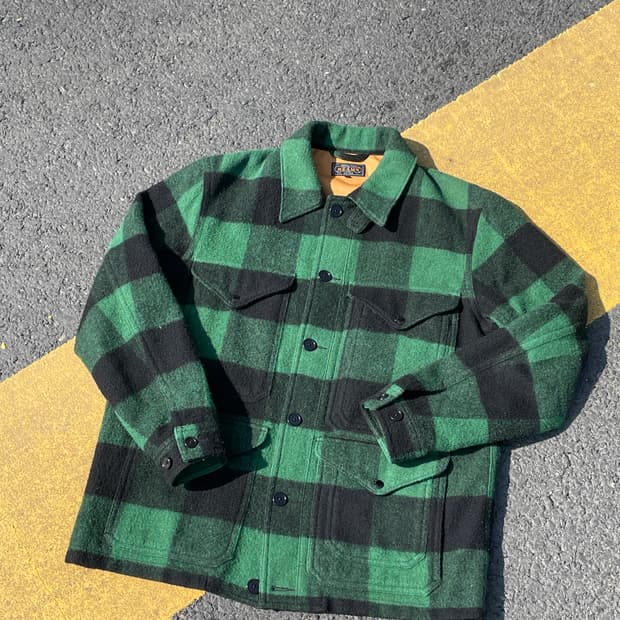 Beams Plus 울 체크 자켓