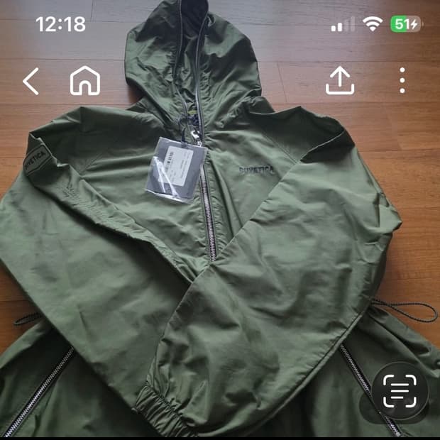 듀베티카 바람막이 S(40) 카키