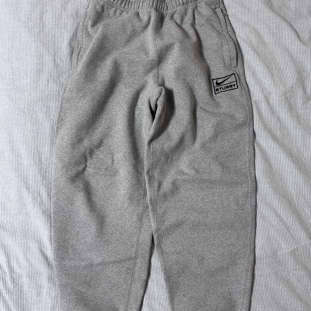 나이키 스투시 NRG RA 플리스 팬츠 다크 그레이 헤더