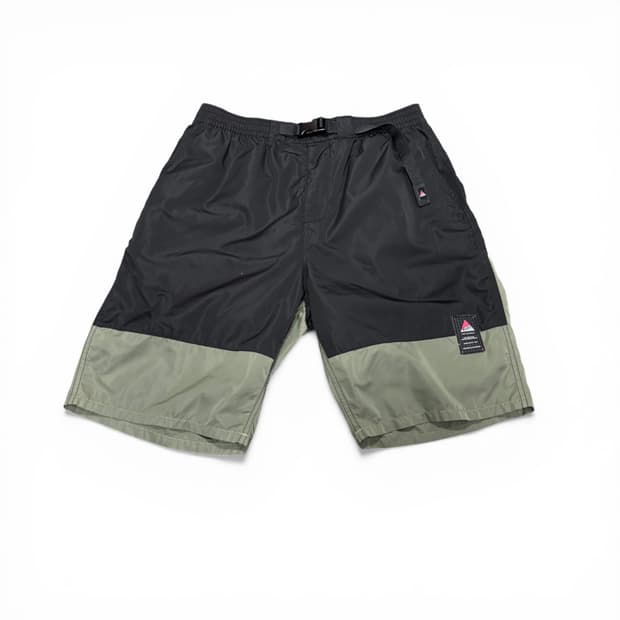 S 반스 VANS 블랙 벨티드 반바지