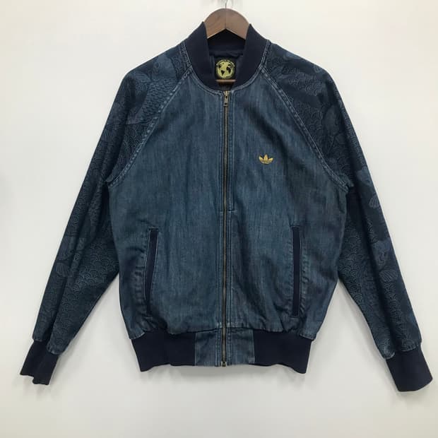 아디다스 데님 블루종