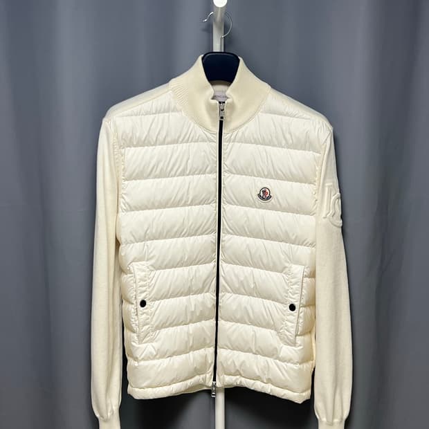[정품] 새상품급 24FW / 몽클레어 니트패딩 아이보리 M