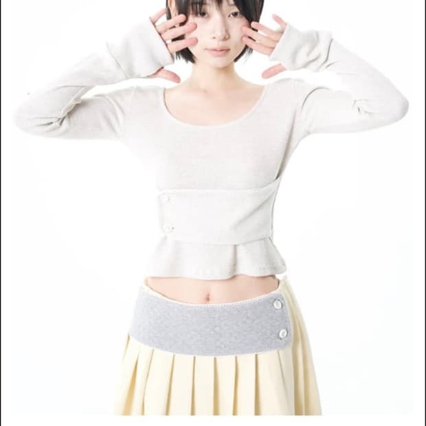 오스하이 밴드 롱슬리브 오트밀