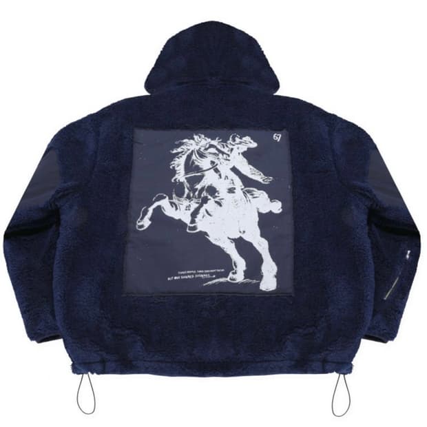 [OS] MJD WAS 시어링 후드 자켓 네이비