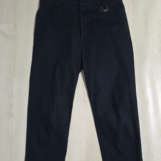 (착샷) 시스템 워크팬츠 크롭 트윌 