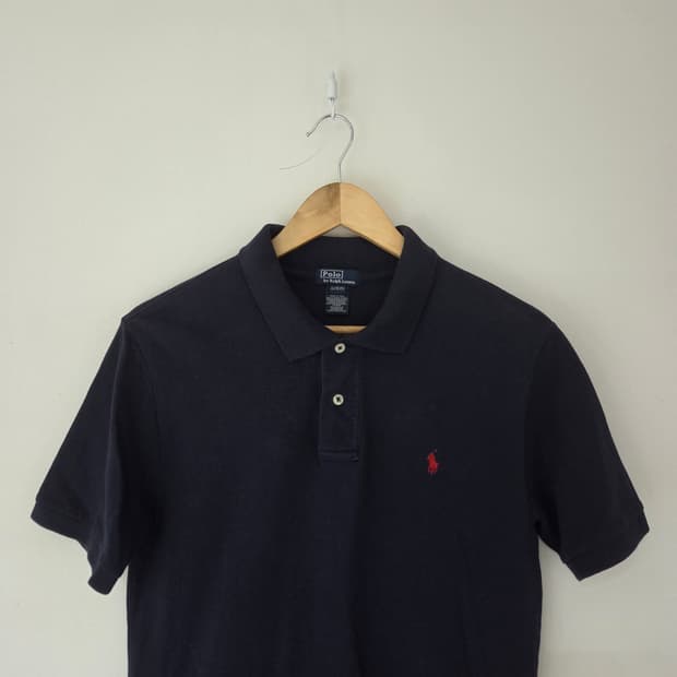 폴로랄프로렌 네이비 반팔카라티(95사이즈)