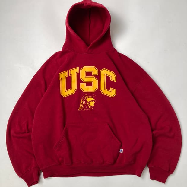 90s Russell Hoodie (red)