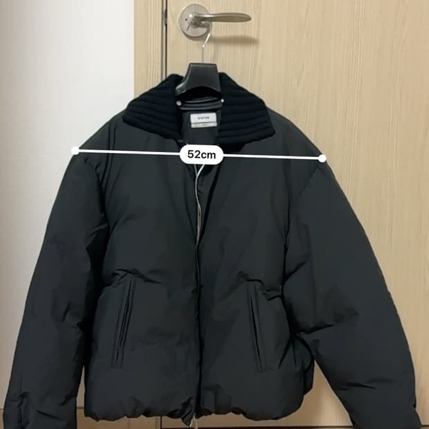 (새제품) 24FW 시스템옴므 파리 컬렉션 블랙 패딩 100