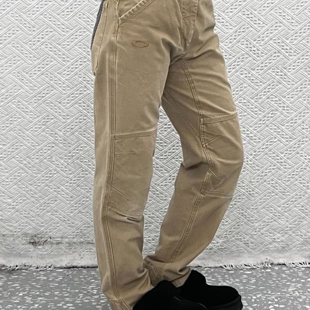 오클리 스트릿 캐주얼 빈티지 펑크 패치워크 바지 28인치 C10963