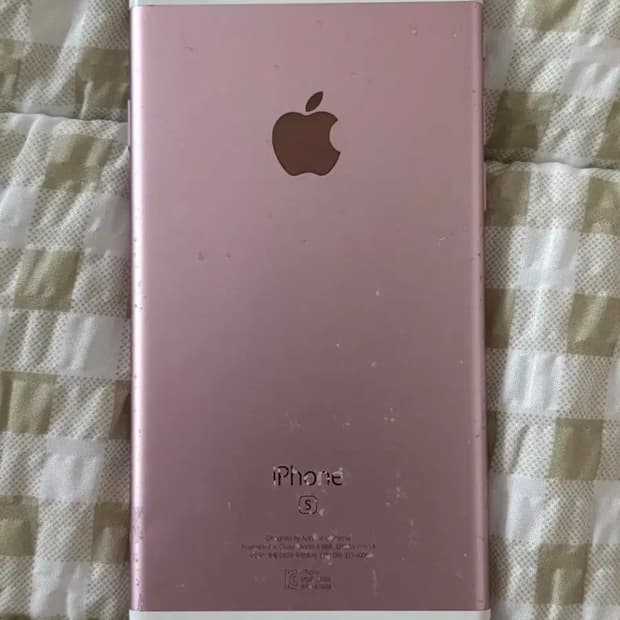 아이폰 6s 로즈골드 카메라 o