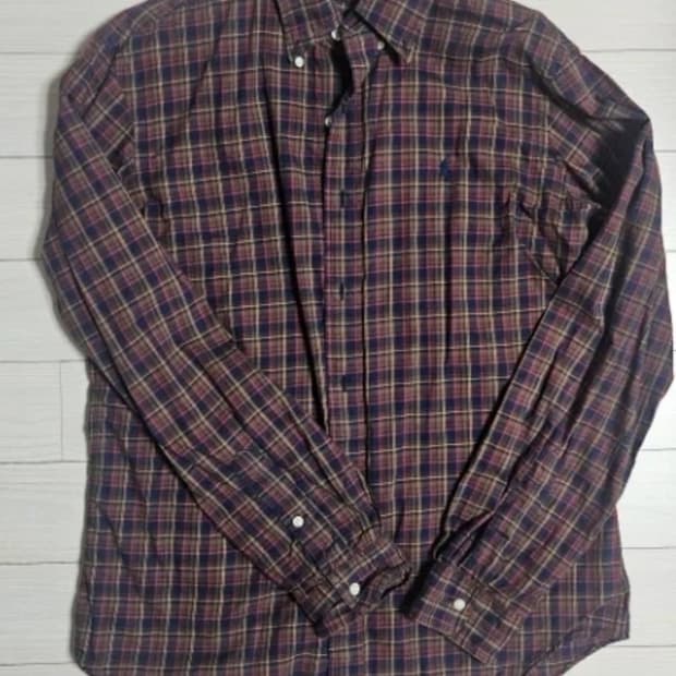 정품 폴로랄프로렌 체크 셔츠