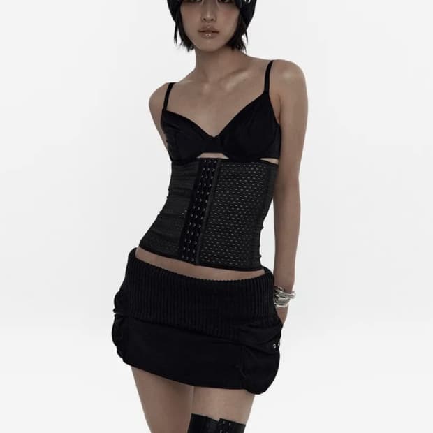 카시코 니트 마이크로 스커트 Knit Micro Skirt