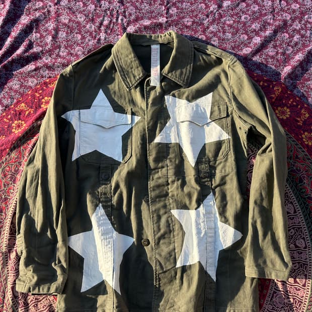 모디파이드 스타 페인팅 밀리티러자켓 f