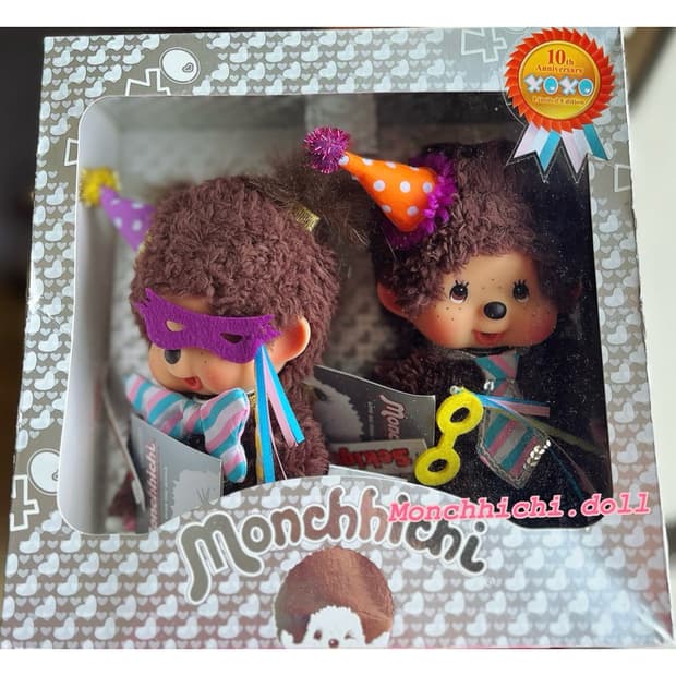 몬치치 xoxo 10주년 한정판 인형 세트