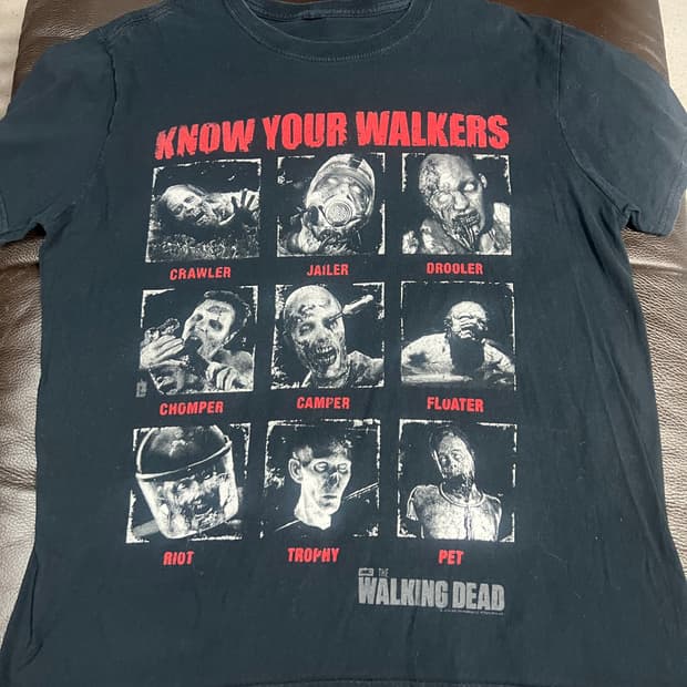 Usa 워킹데드 반팔