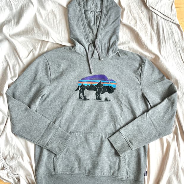 [L] 파타고니아 회색 후디 (후드티)