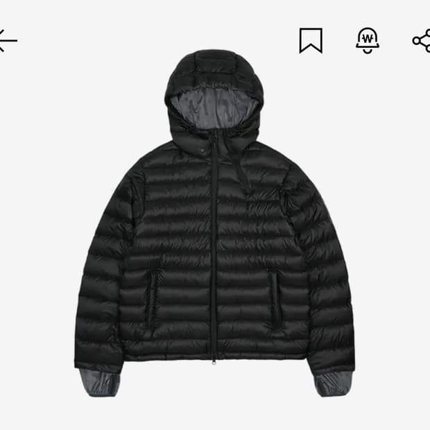 산산기어 경량패딩 1사이즈