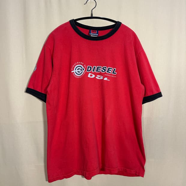 디젤 90s 레트로 링거 반팔 처분
