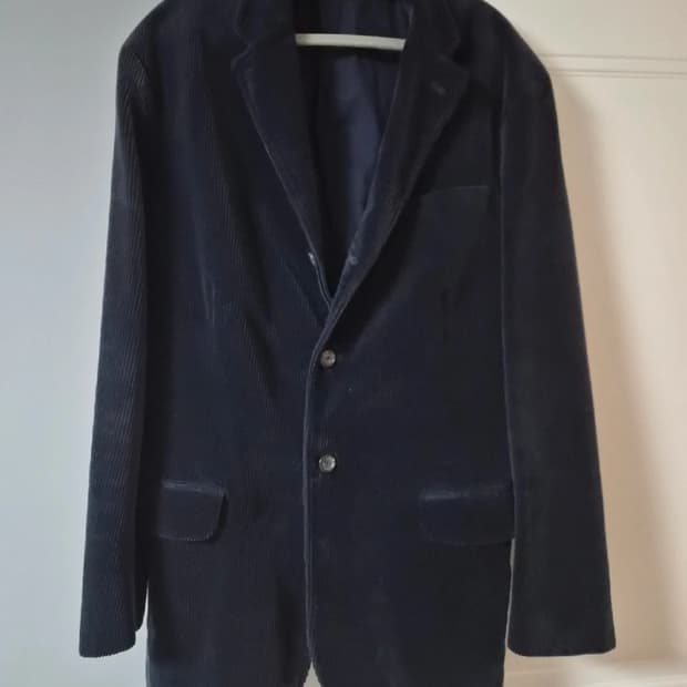 폴로 코듀로이 네이비 블레이저