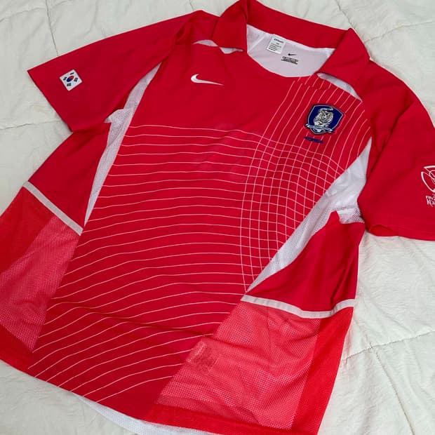 2002 한일 월드컵 국대 나이키 선수 지급용 홍명보 라지