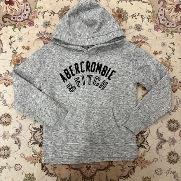 아베크롬비 스펠아웃 빅로고 후드티
