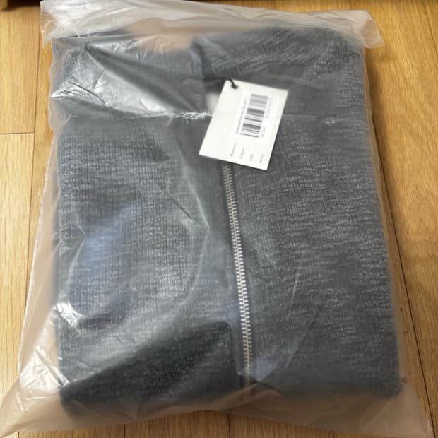 모노프리베 텍스쳐 후드집업 1size/grey