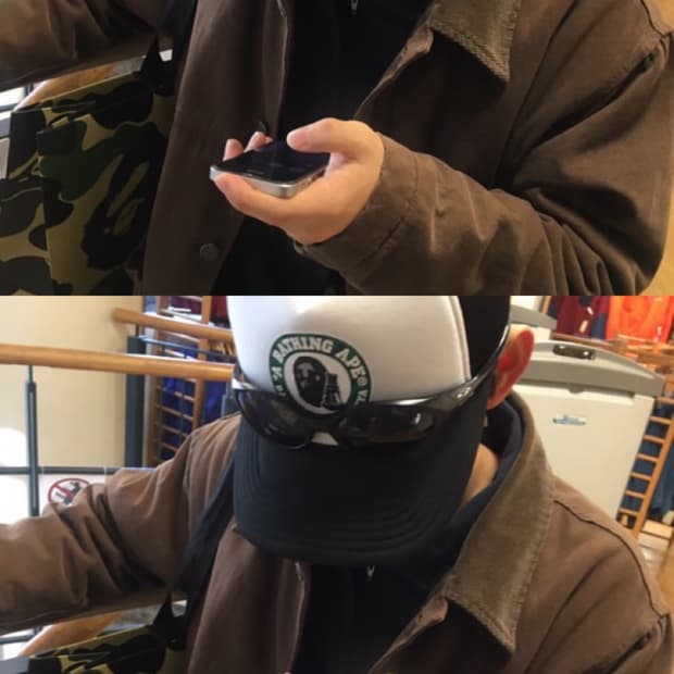 베이프 모자 (시부야 매점에서만 구매 가능)