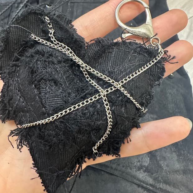 체인 하트 키링