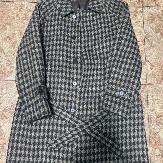 구찌 하운드투스 울 코트 L