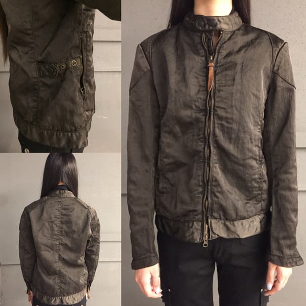 Sage de c’ret Garment Dyed Rider Jacket
