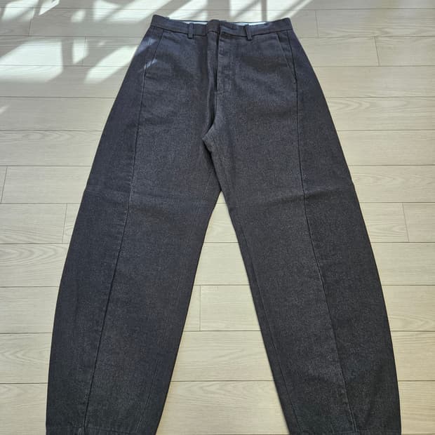 인템포무드 트위스트벌룬핏 데님 차콜 L