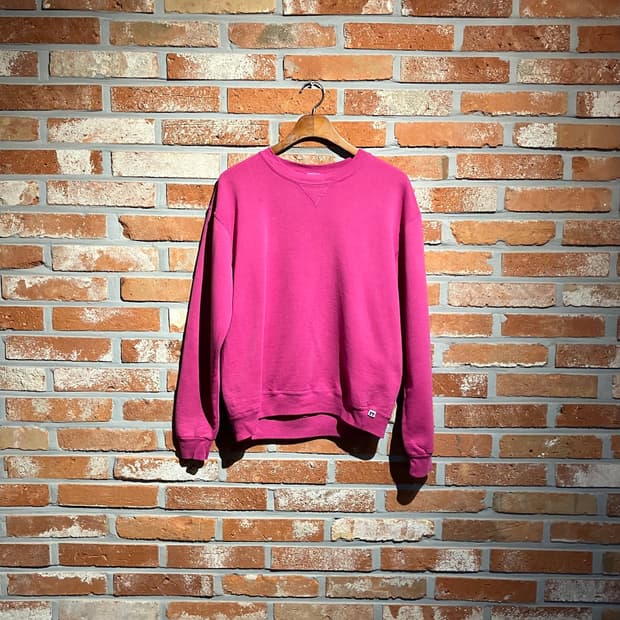 90s USA 빈티지 러셀 플레인 스웻 셔츠 맨투맨