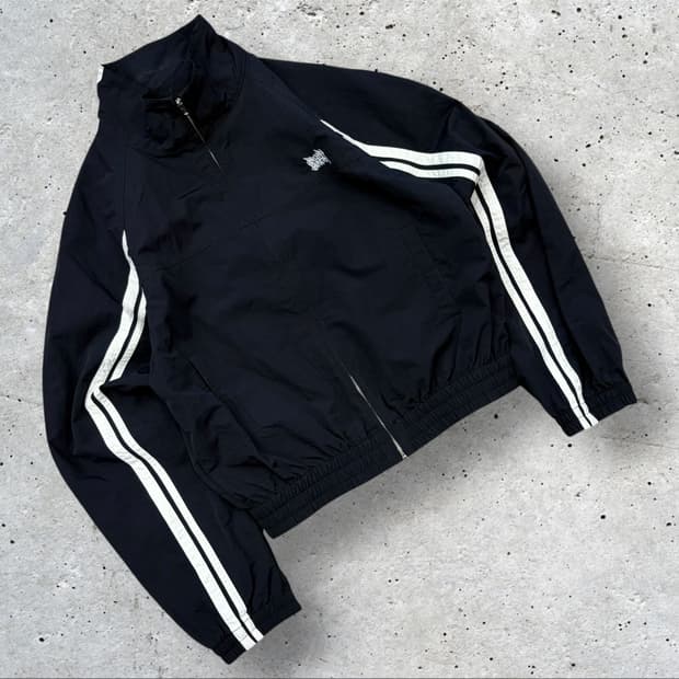 [M] 브라운브레스 블랙 트랙 바람막이 자켓 D164