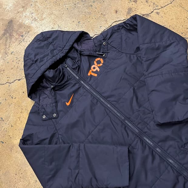[정품/L] 나이키 토탈 90 시리즈 블랙 패딩 재킷 b16