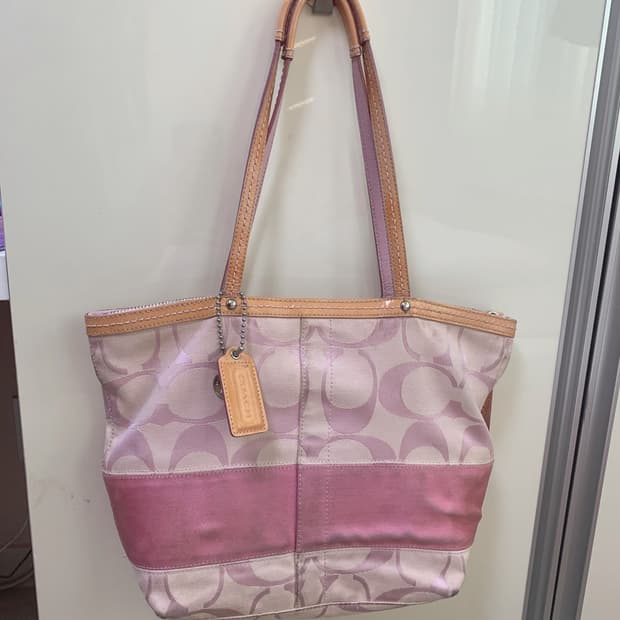 Coach 코치 핑크숄더백