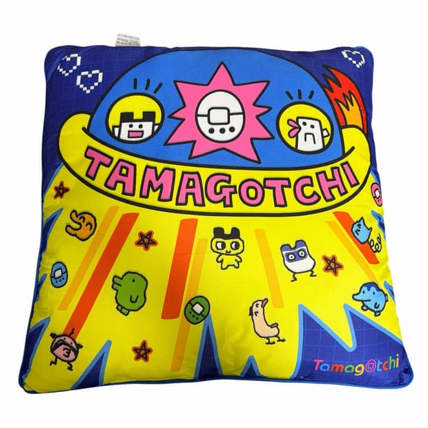 다마고치 등받이 양면 쿠션 40x40cm 오야지치 구치파치 주댕치 마메치