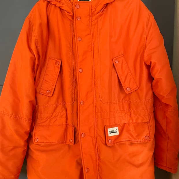 브라운브레스 오렌지 아메카지 후드 야상자켓