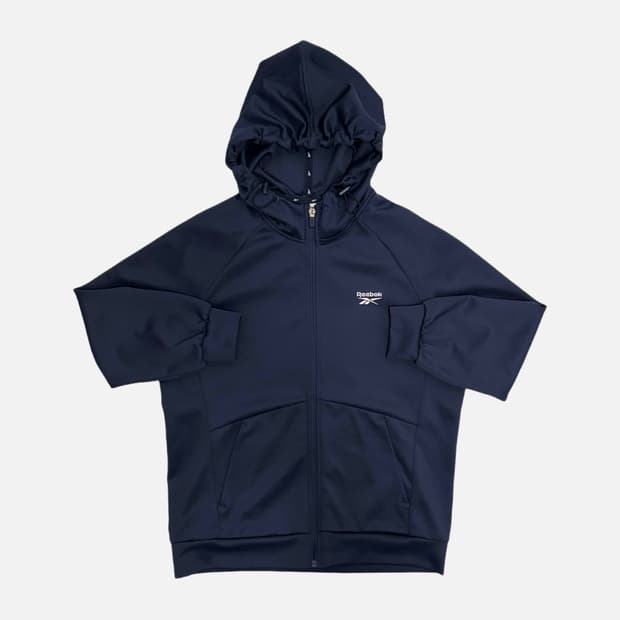 리복 져지 후드집업 네이비 트레이닝복